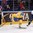 MINSK, BELARUS - MAY 16: Sweden's Joel Lundqvist #20 reaches for the puck with pressure from Slovakia's Juraj Mikus #71 during preliminary round action at the 2014 IIHF Ice Hockey World Championship. (Photo by Richard Wolowicz/HHOF-IIHF Images)

